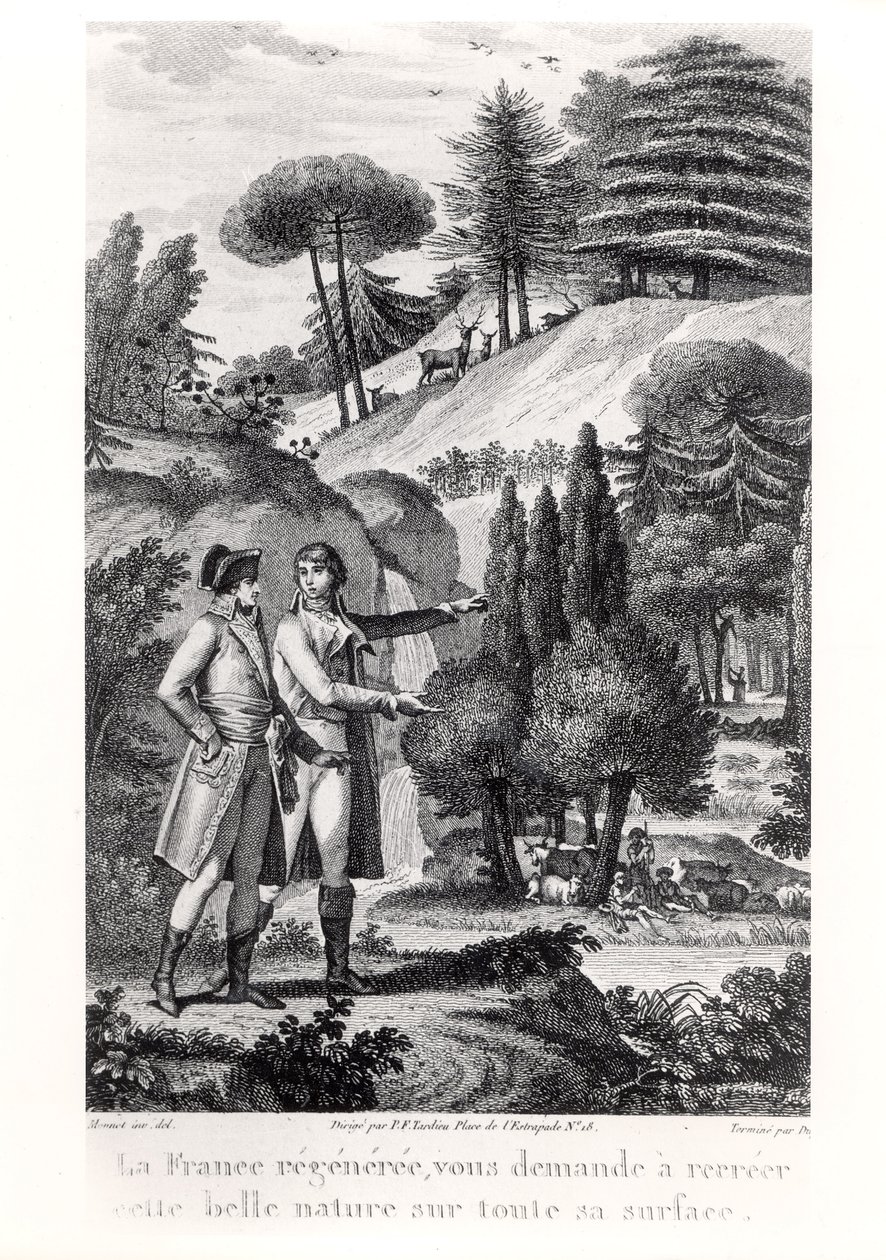 Napolyon Bonapart (1769-1821) ve Fransa Ormanı, 1801 by Charles Monnet