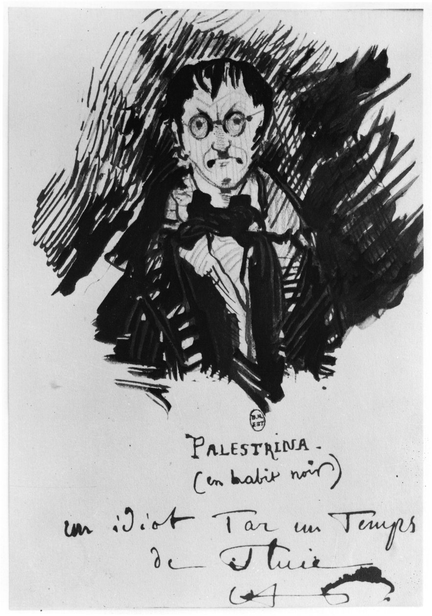 Siyah Takım Elbiseli Palestrina by Charles Pierre Baudelaire