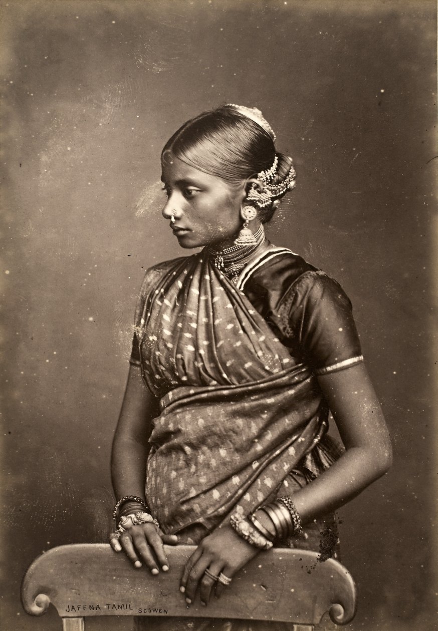 Jaffina Tamil, c.1870-90 (albüm baskısı) by Charles T Scowen and Co