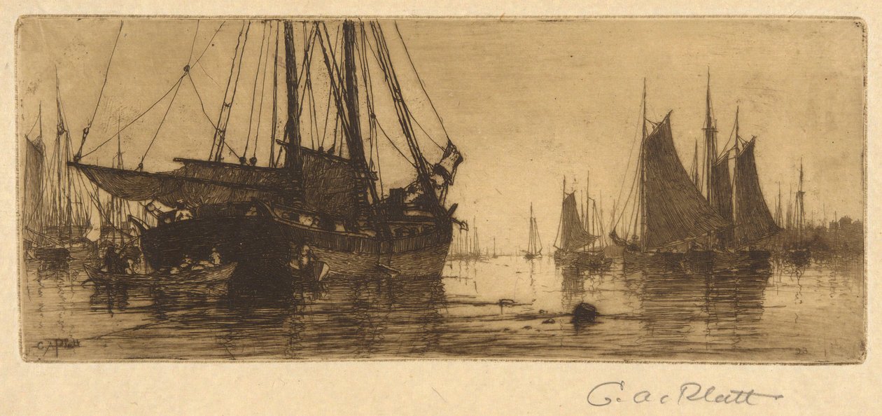 Balıkçı teknesi by Charles A. Platt