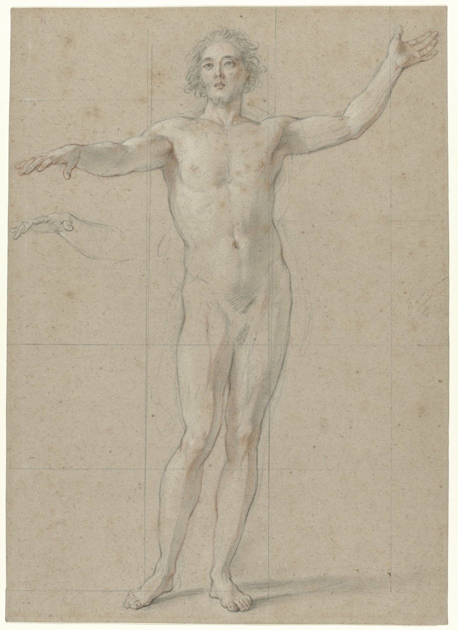 ayakta erkek çıplak by Charles Antoine Coypel