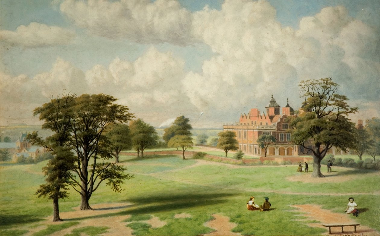 Parktan Aston Salonu, 1891. by Charles Ashmore