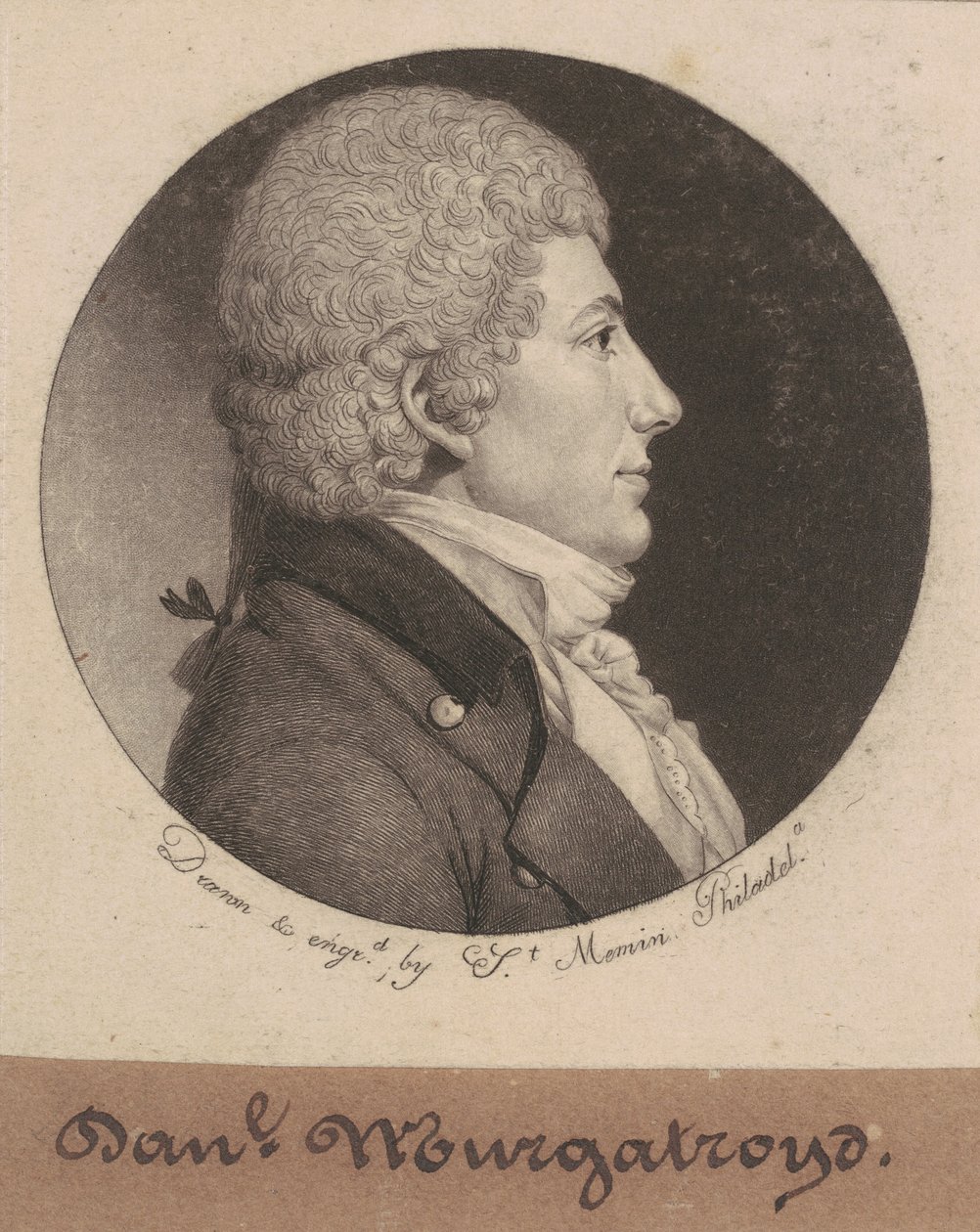 Daniel Murgatroyd by Charles B. J. Févret de Saint Mémin