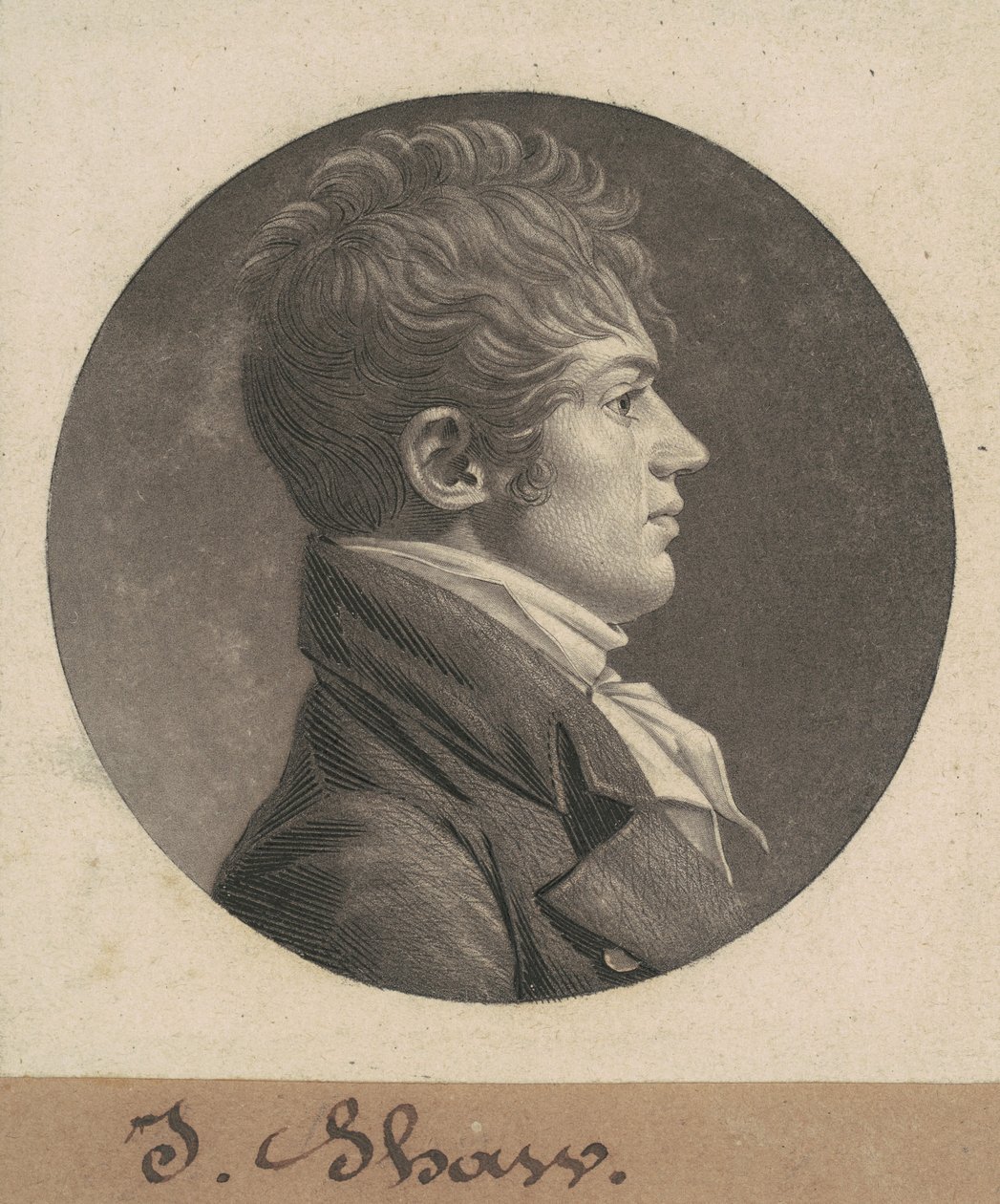 J. Shaw by Charles B. J. Févret de Saint Mémin