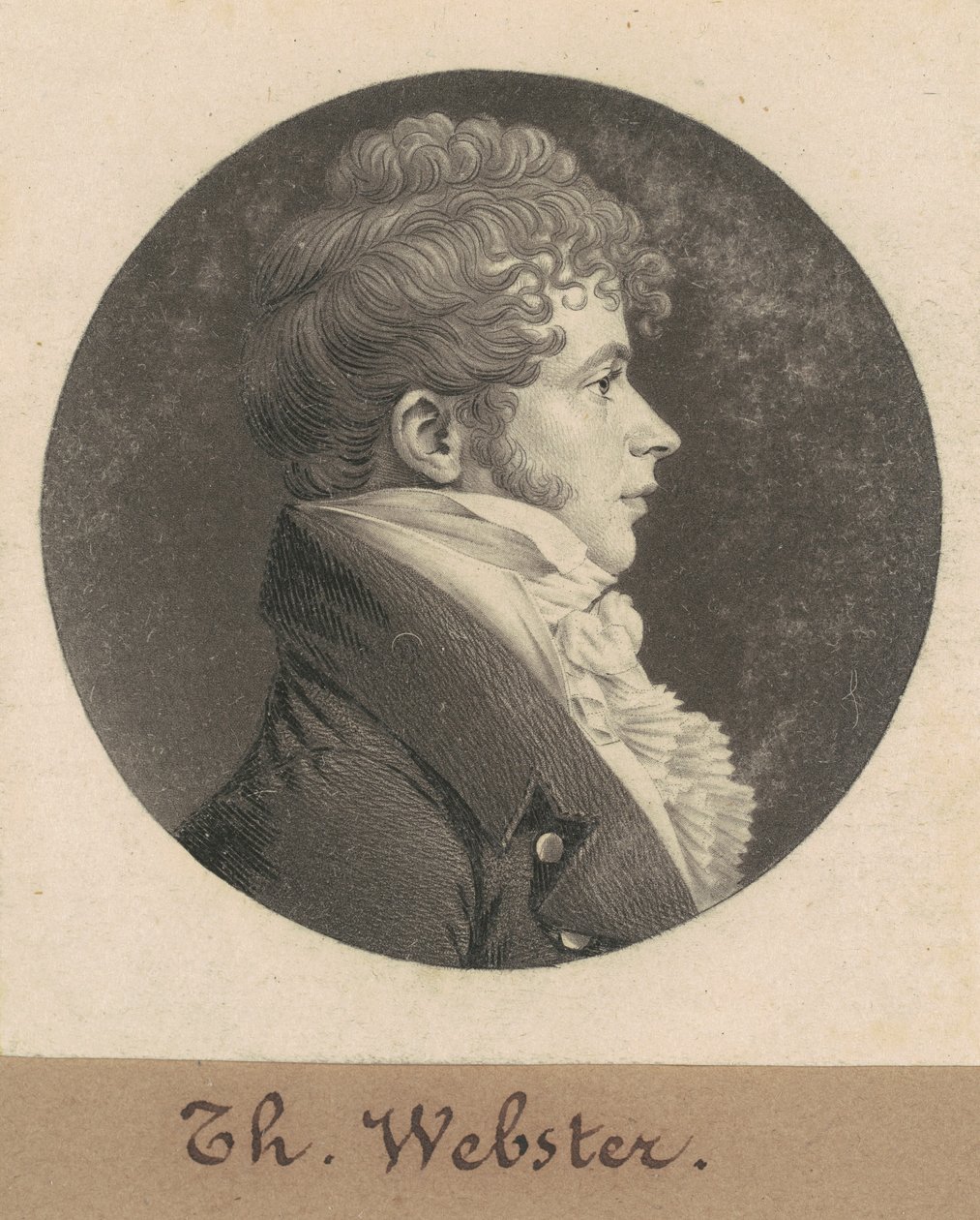 Thomas Webster by Charles B. J. Févret de Saint Mémin