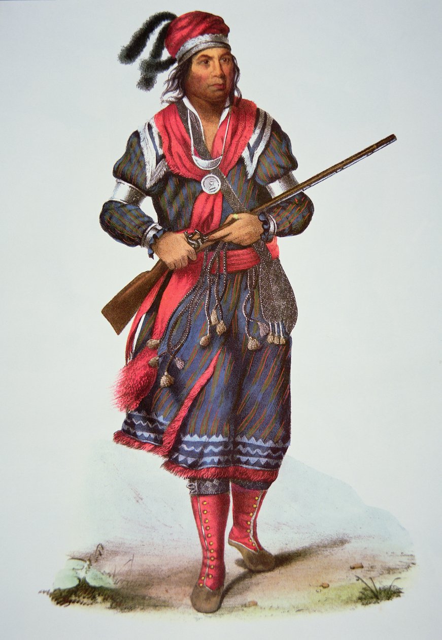 Şef Tukosee Mathla by Charles Bird King