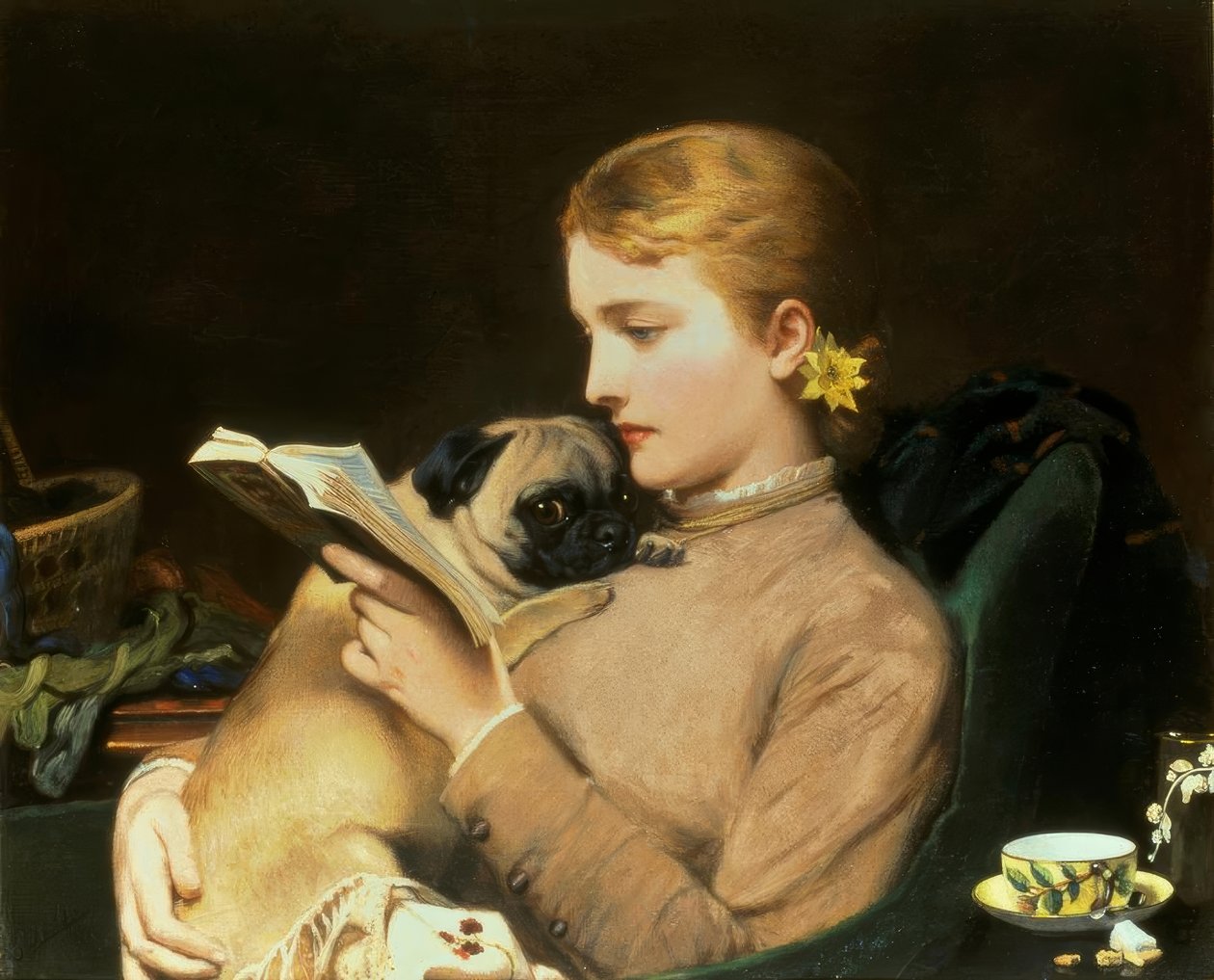 sarışın ve esmer by Charles Burton Barber