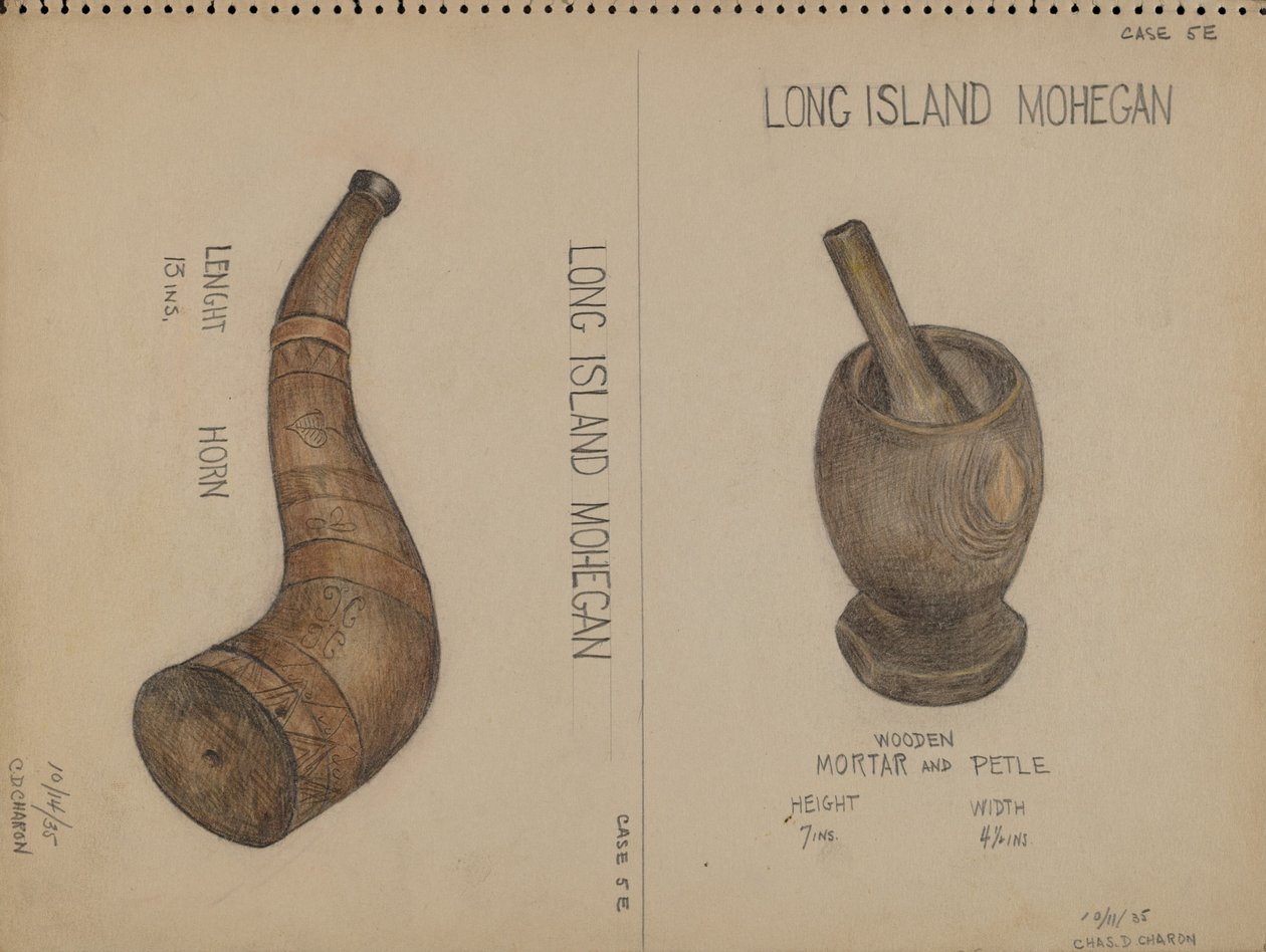 Boynuz ve Havan ve Pestle by Charles Charon