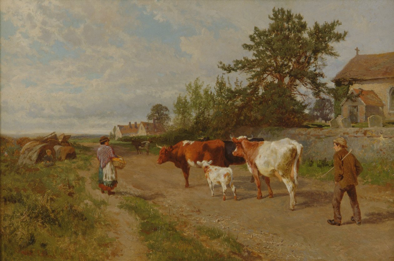 Pazara Gitmek, 1895 by Charles Collins