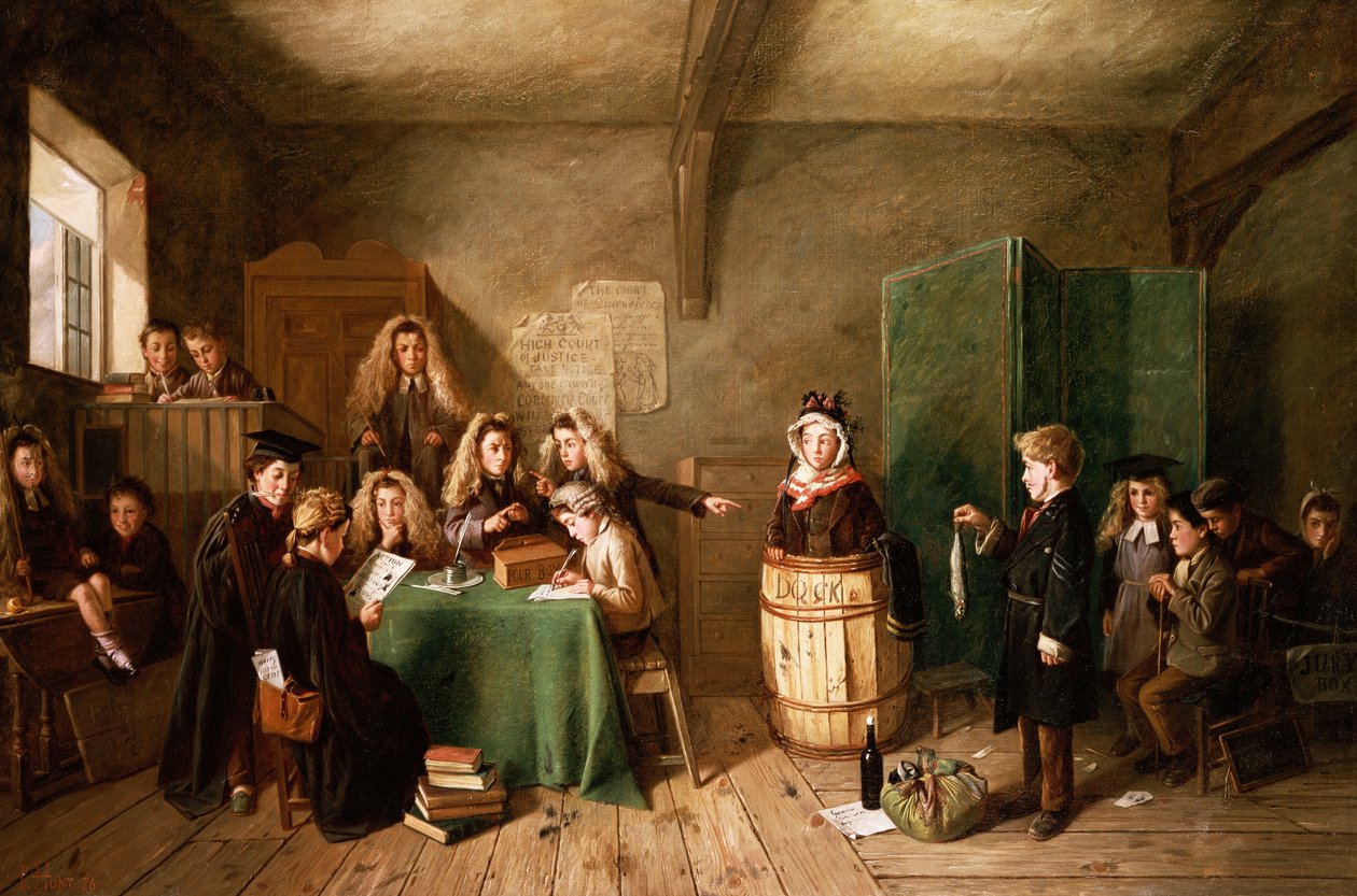 Adalet Yerine Getirilsin, 1876 by Charles Cooper Henderson