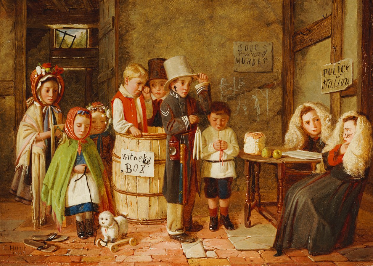 Polis Mahkemesi, 1867 by Charles Cooper Henderson