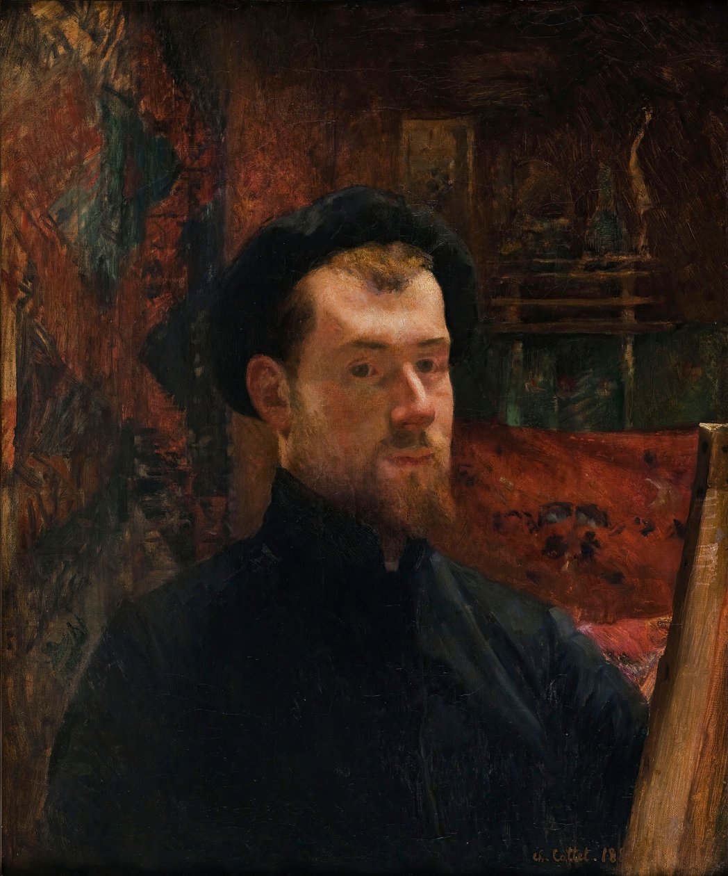 Otoportre, c. 1886-1888. by Charles Cottet