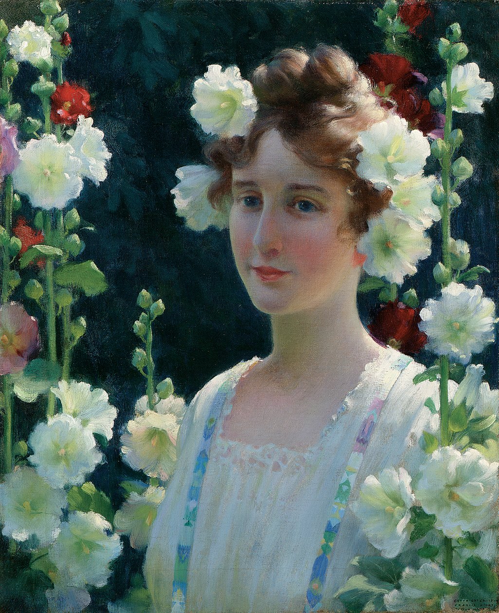 gülhatmiler arasında by Charles Courtney Curran