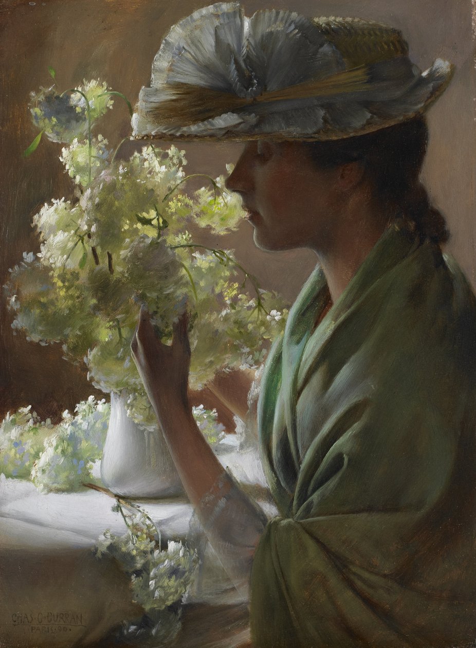 Buketli Bayan (Kartopu) by Charles Courtney Curran
