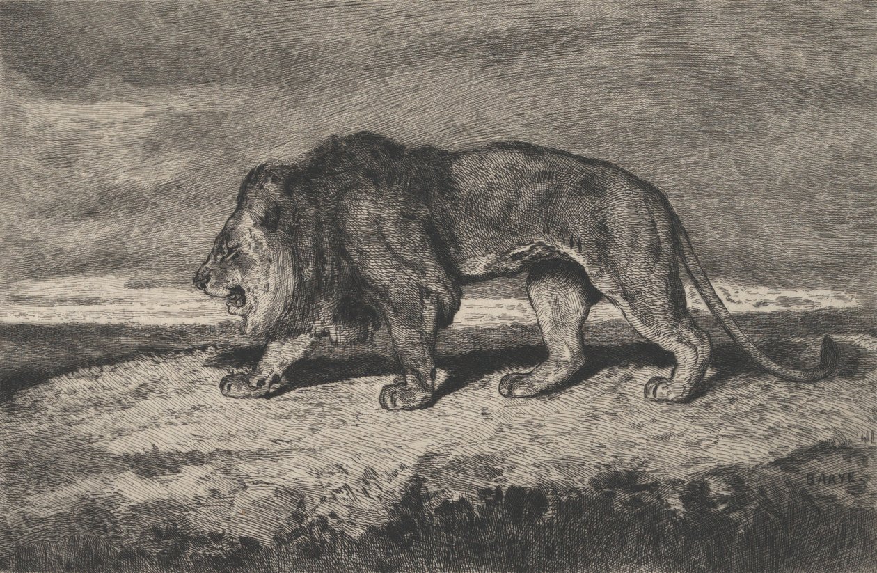Aslan yürüyüşü, 1866-1897. by Charles Courtry