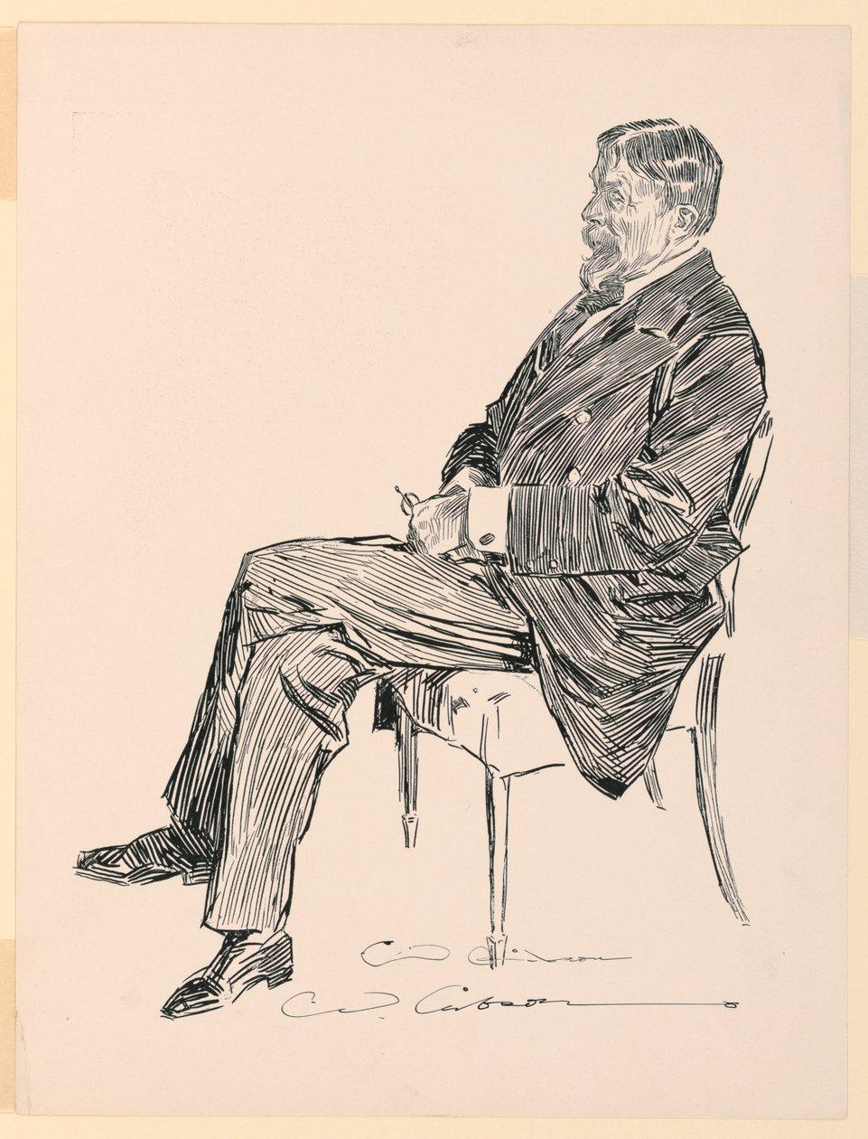 George du Maurier by Charles Dana Gibson