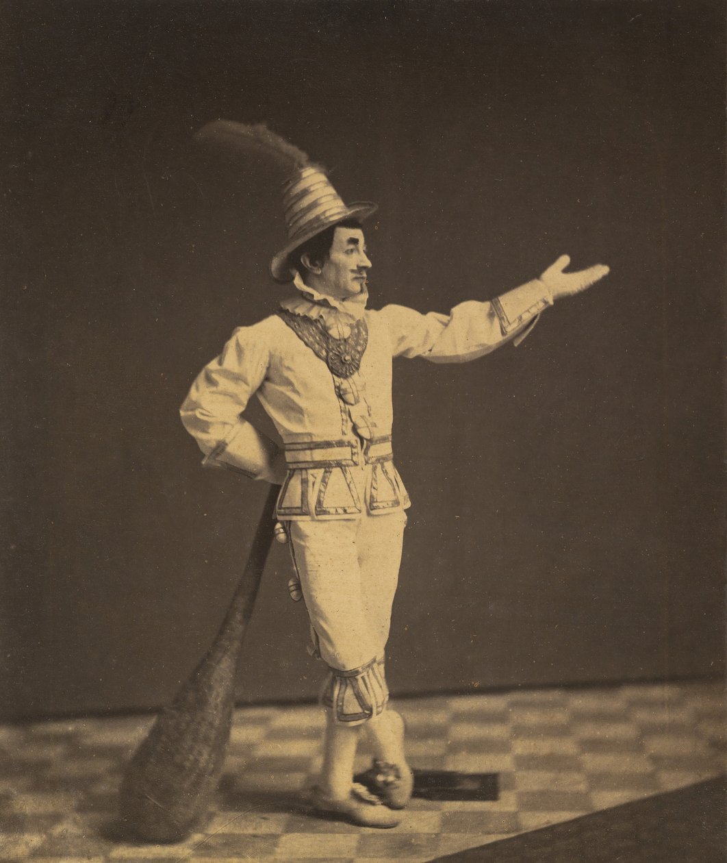 Palyaço, ca. 1860. by Charles De Forest Fredricks