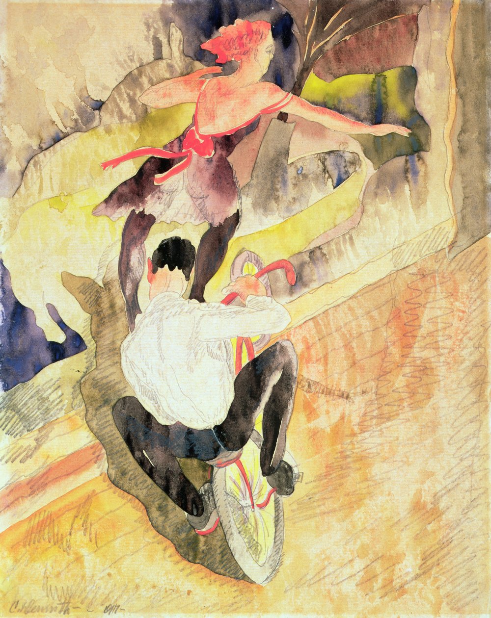 Bisiklet Akrobatları by Charles Demuth