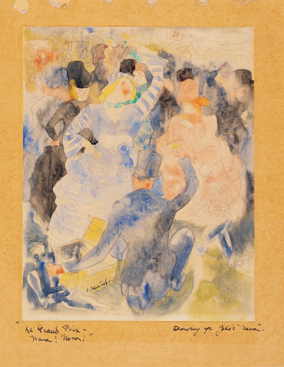 Yarışlarda Nana by Charles Demuth