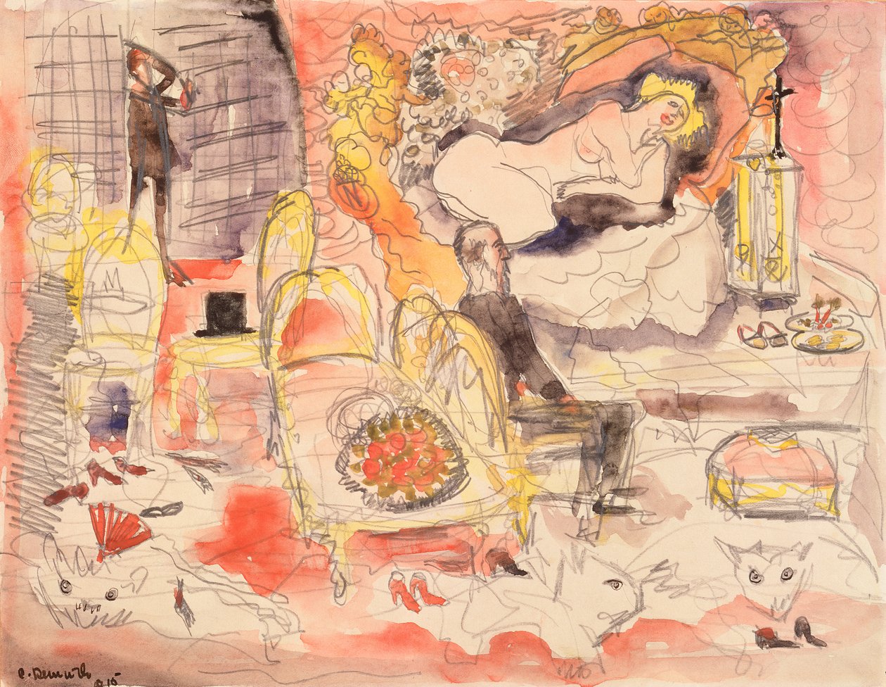 Zolas Nana, 1910 by Charles Demuth