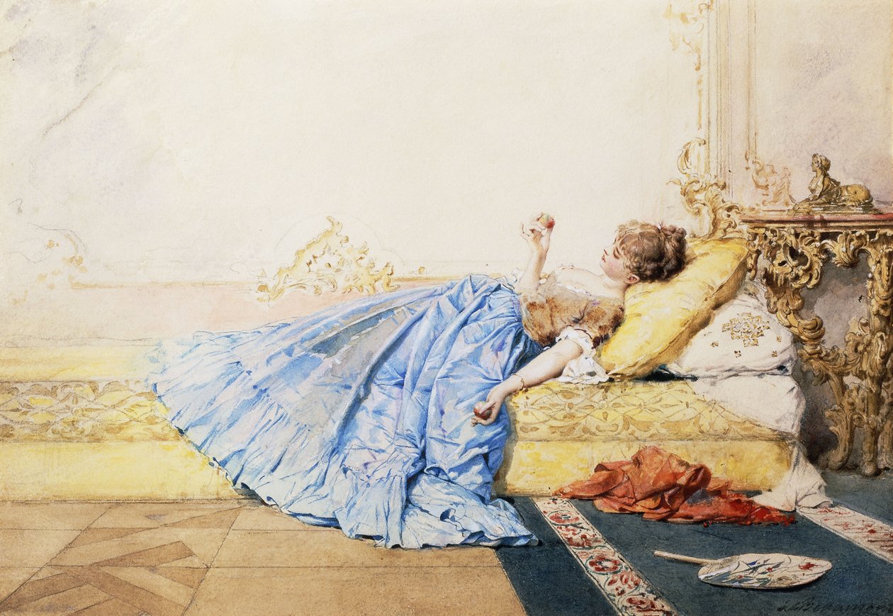 Düşünceli Bir An, by Charles Edouard de Beaumont