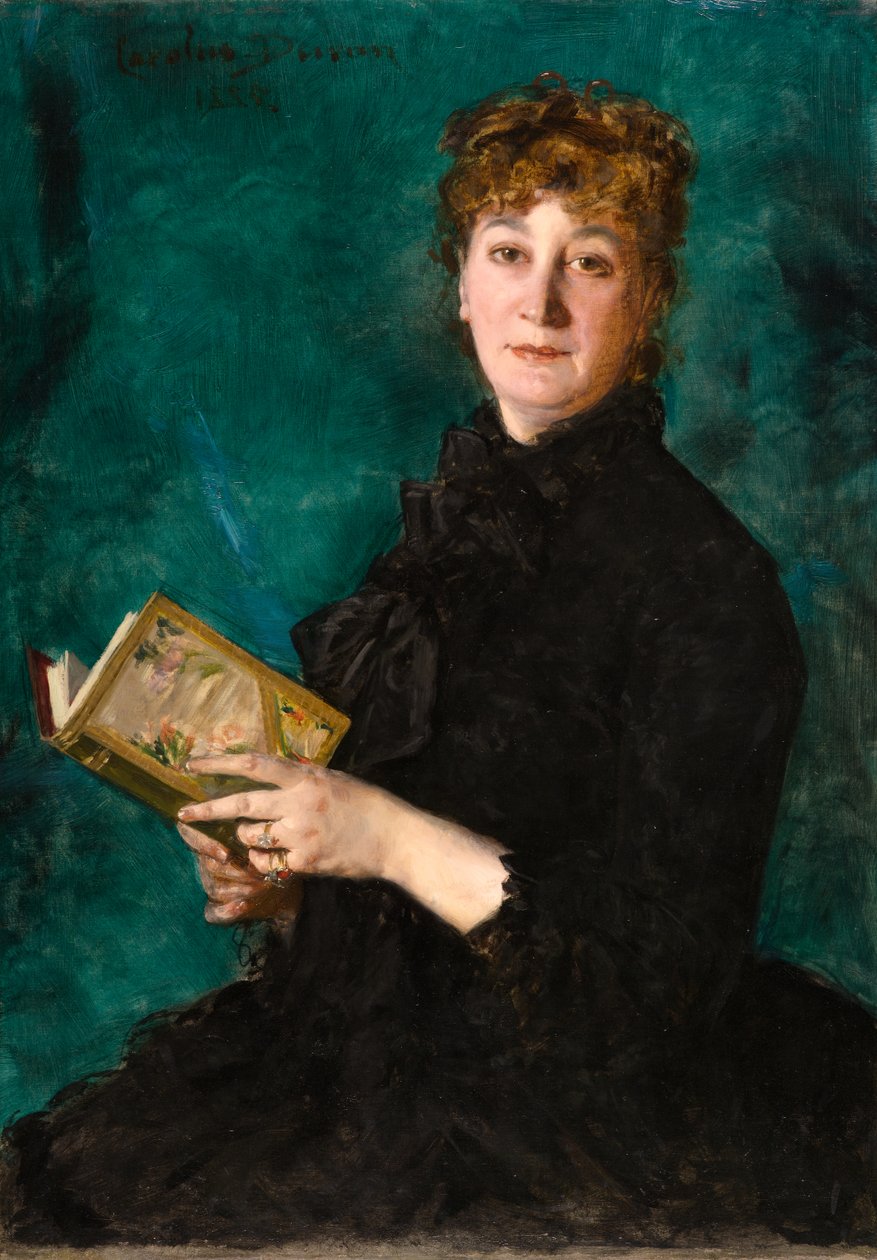 Madam Pauline-Marie-Charlotte Carolus-Duran (1839-1912) by Charles Emile Auguste Carolus Duran