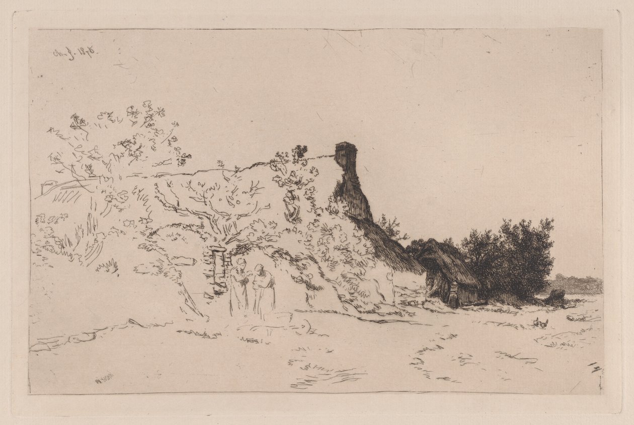 Büyük Kulübe Kercassier, 1875. by Charles Emile Jacque