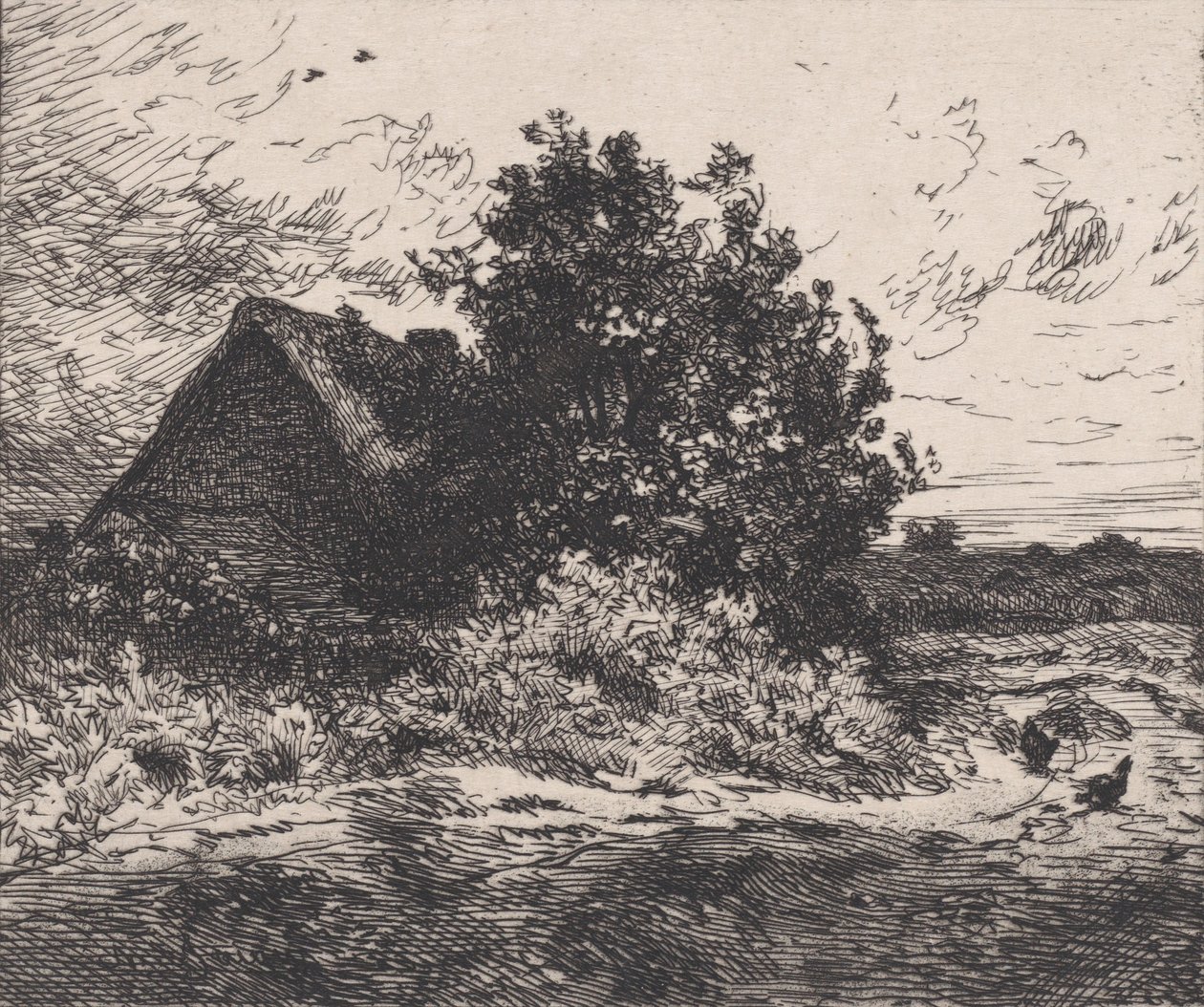 Kercassier Bush, yak. 1875-80. by Charles Emile Jacque