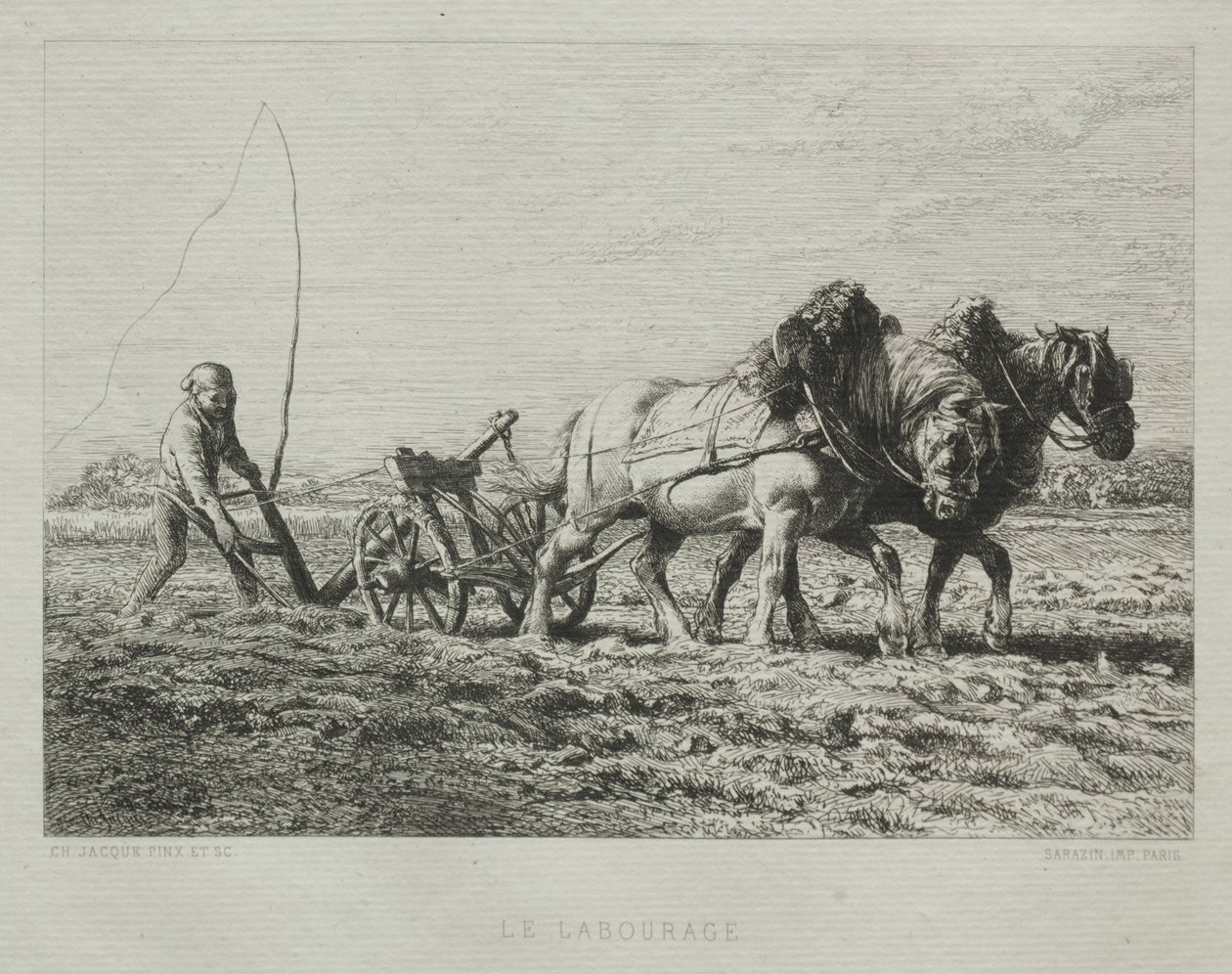 çiftçilik by Charles Emile Jacque