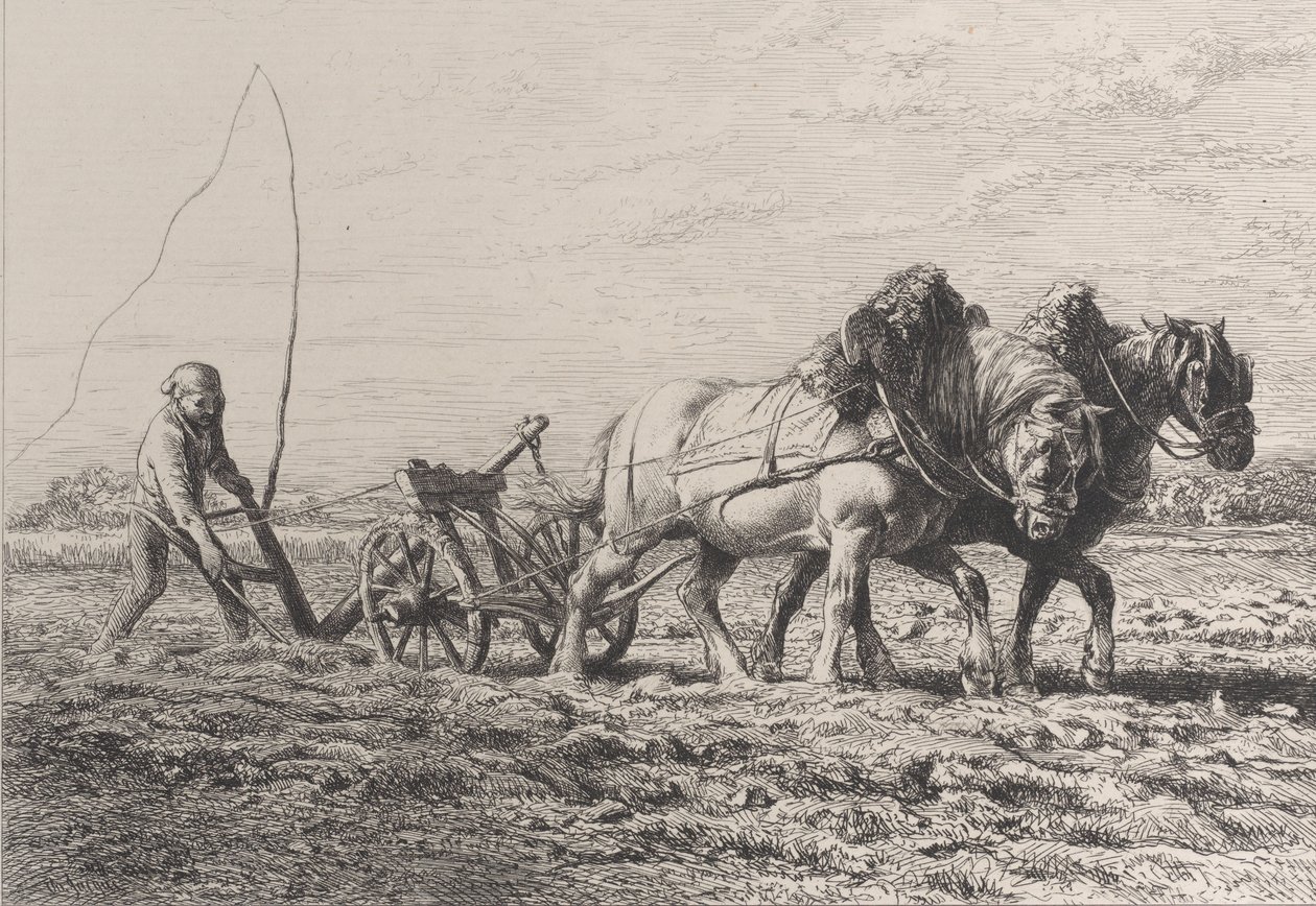 Çiftçilik, 1864. by Charles Emile Jacque