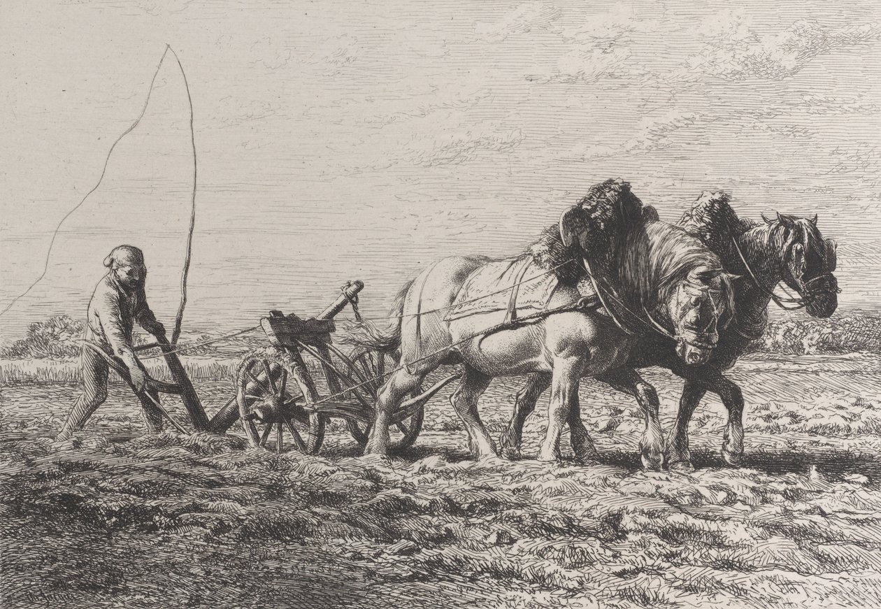 Çiftçilik, 1864. by Charles Emile Jacque