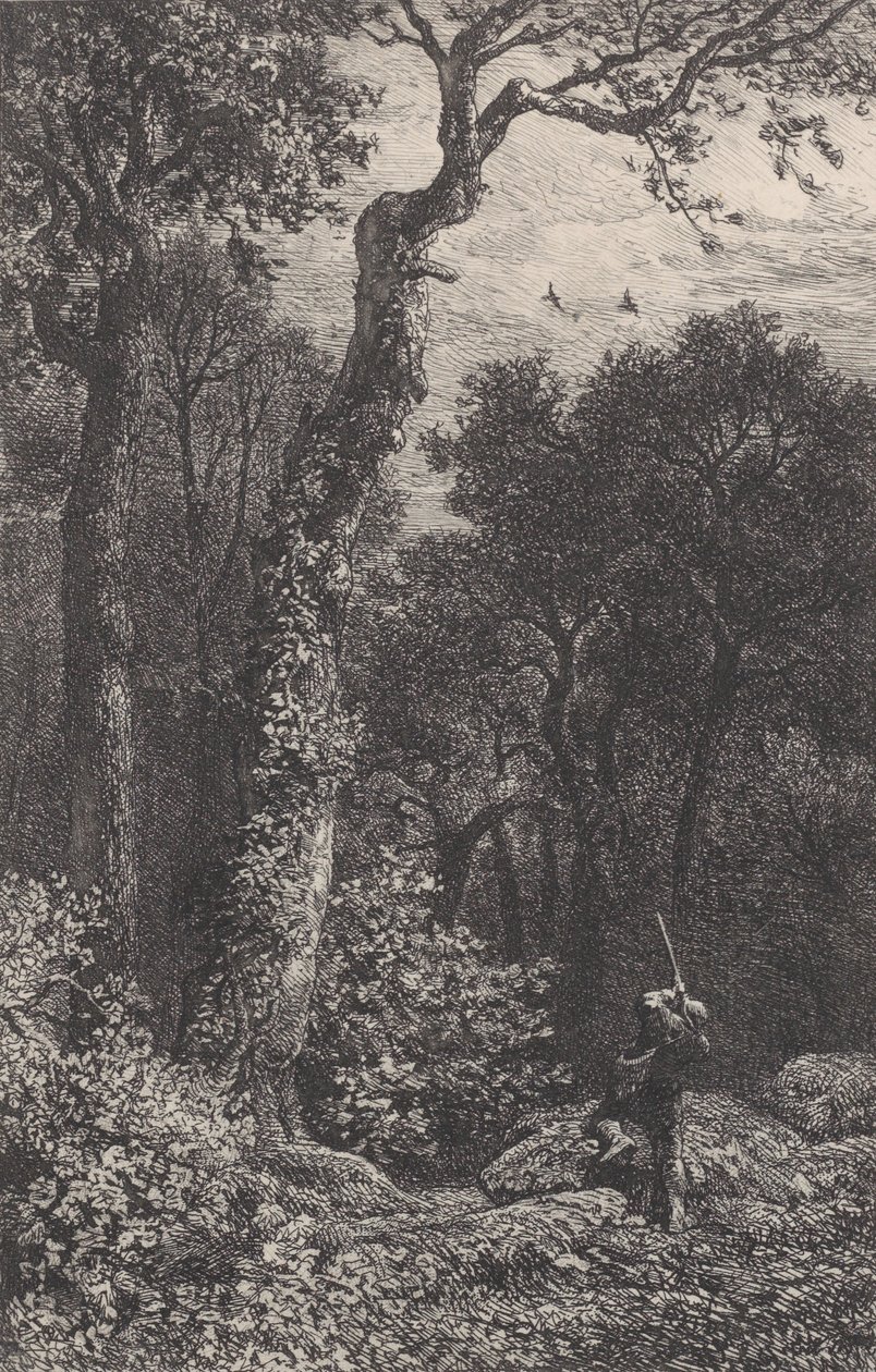 Bir Çulluk Vurmak, 1864. by Charles Emile Jacque