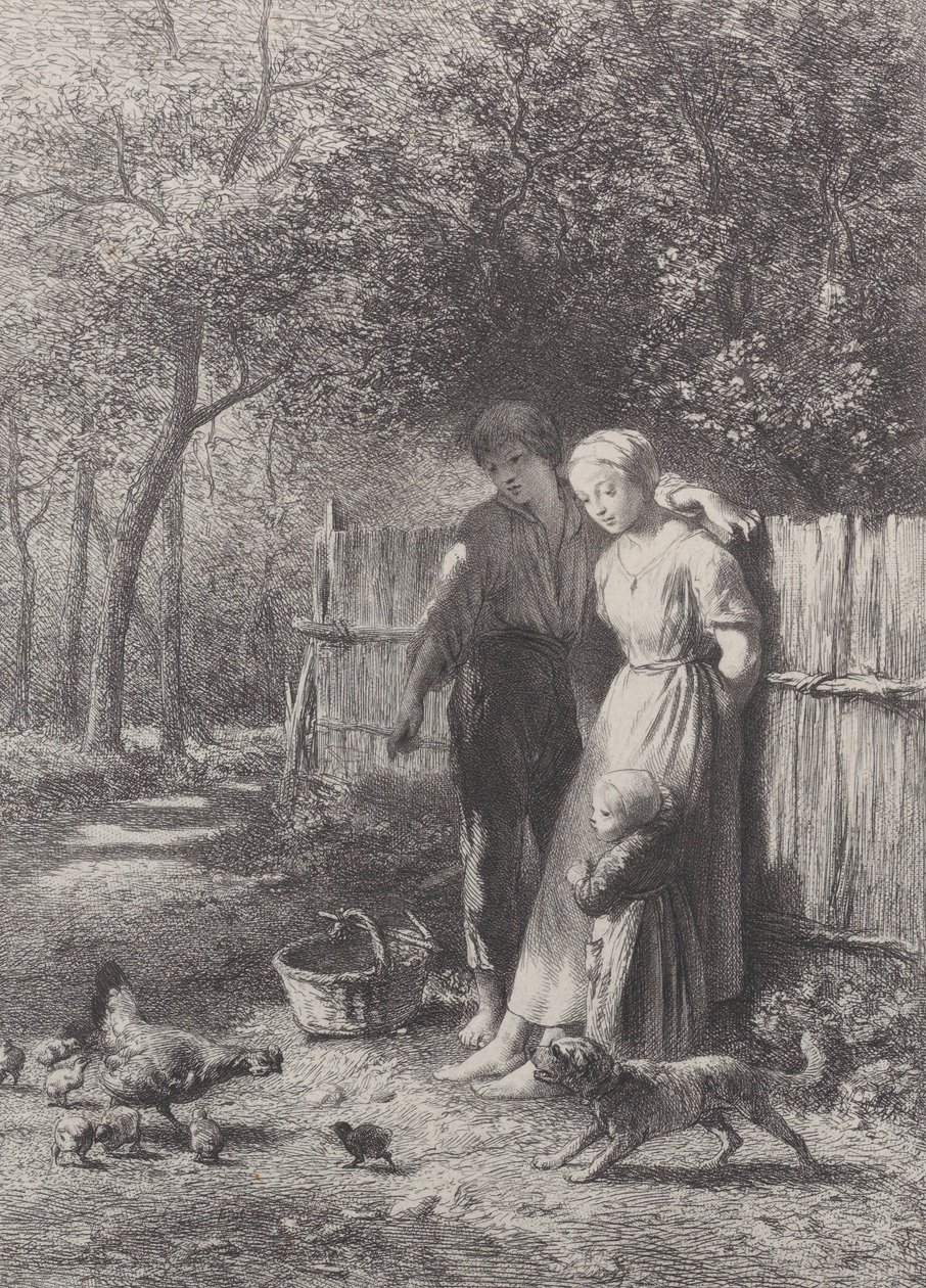 Bahar, 1864. by Charles Emile Jacque