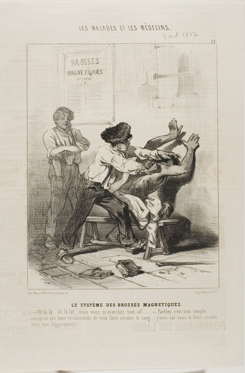 Manyetik Fırça Yöntemi (plaka 21) by Charles Emile Jacque