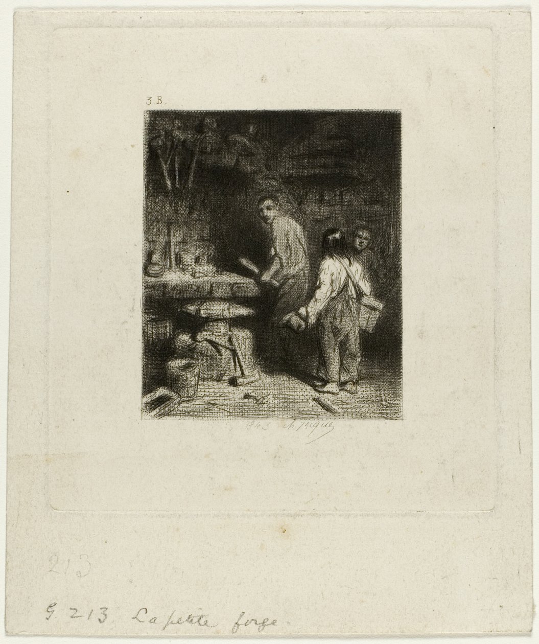 Küçük Demirhane by Charles Emile Jacque