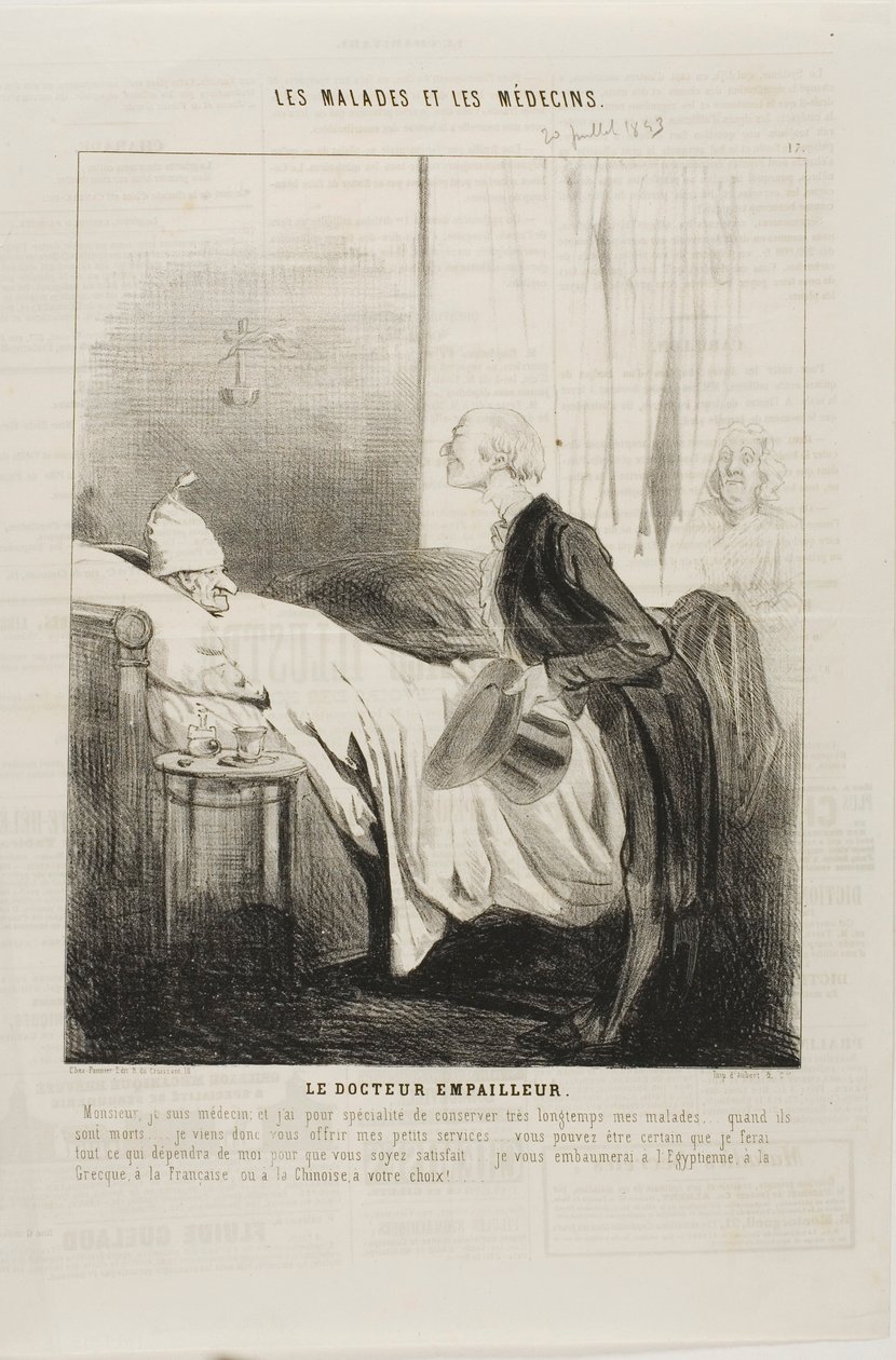 Taksidermist Doktor by Charles Emile Jacque