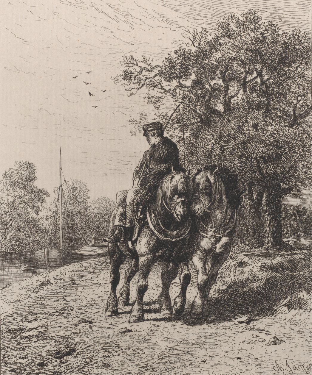 Çekmece, 1864. by Charles Emile Jacque