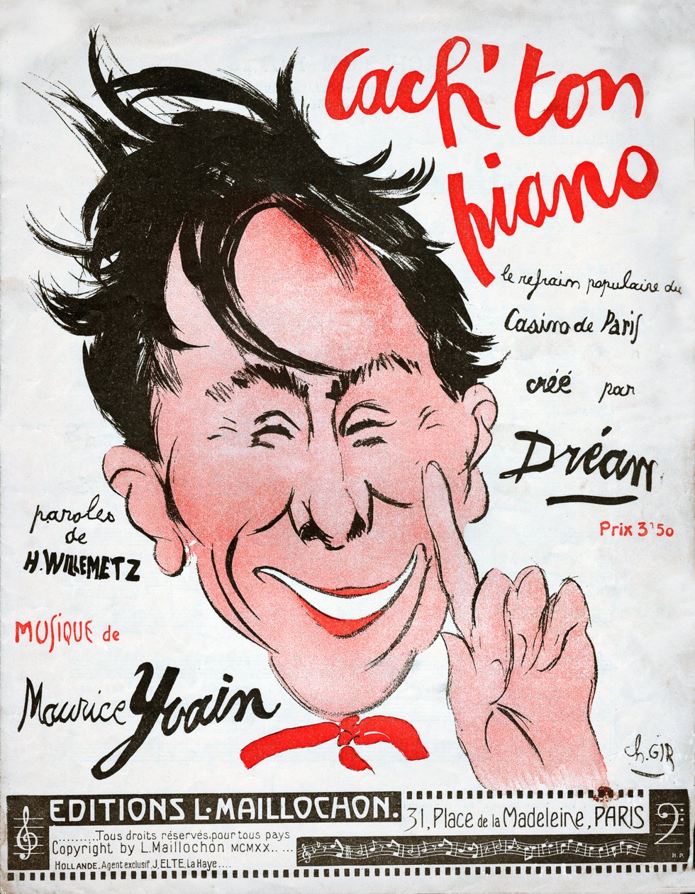 Alexander Drean. (1930 civarında gravür) by Charles Felix Gir