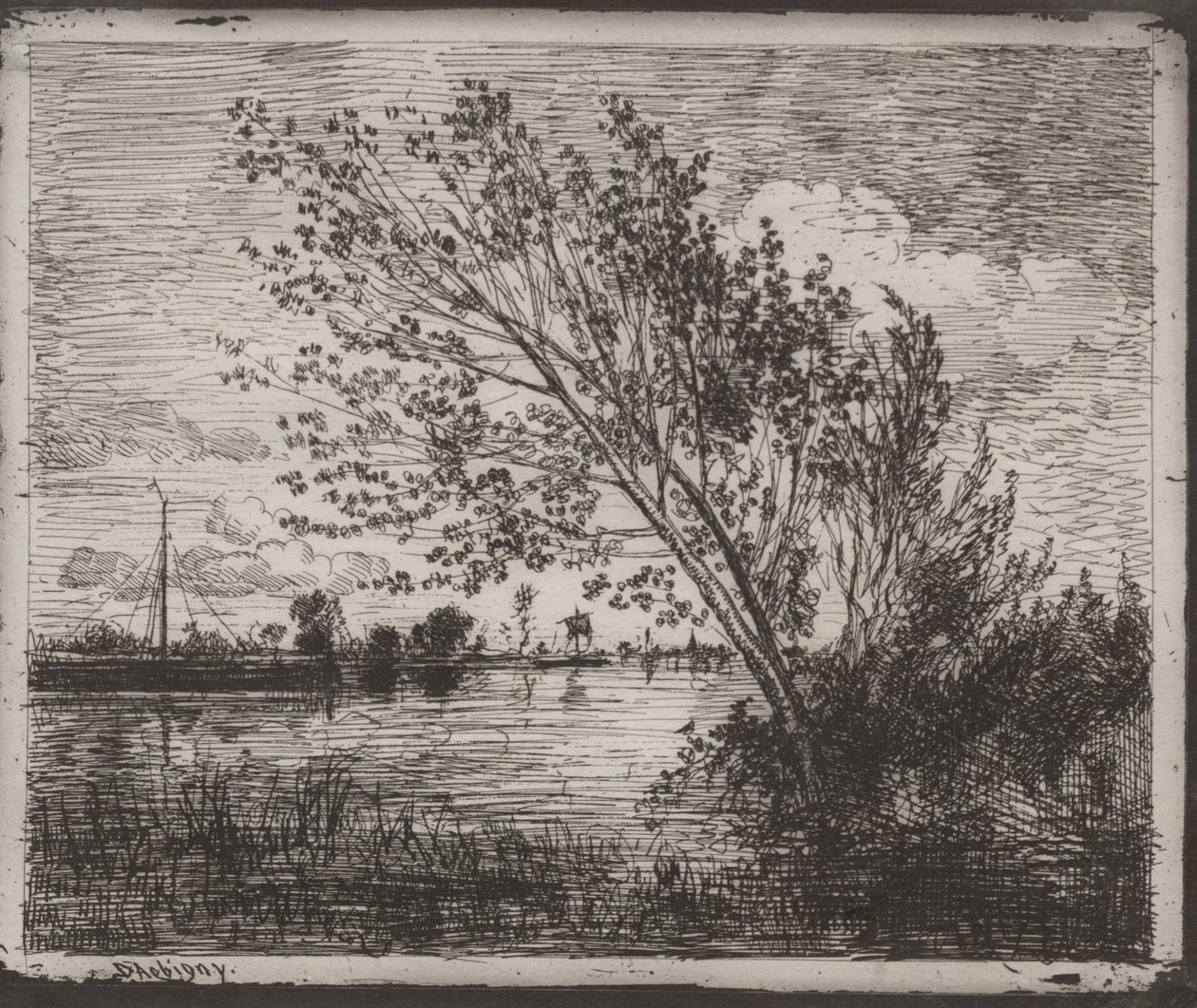Kızılağaç Kümesi by Charles Francois Daubigny