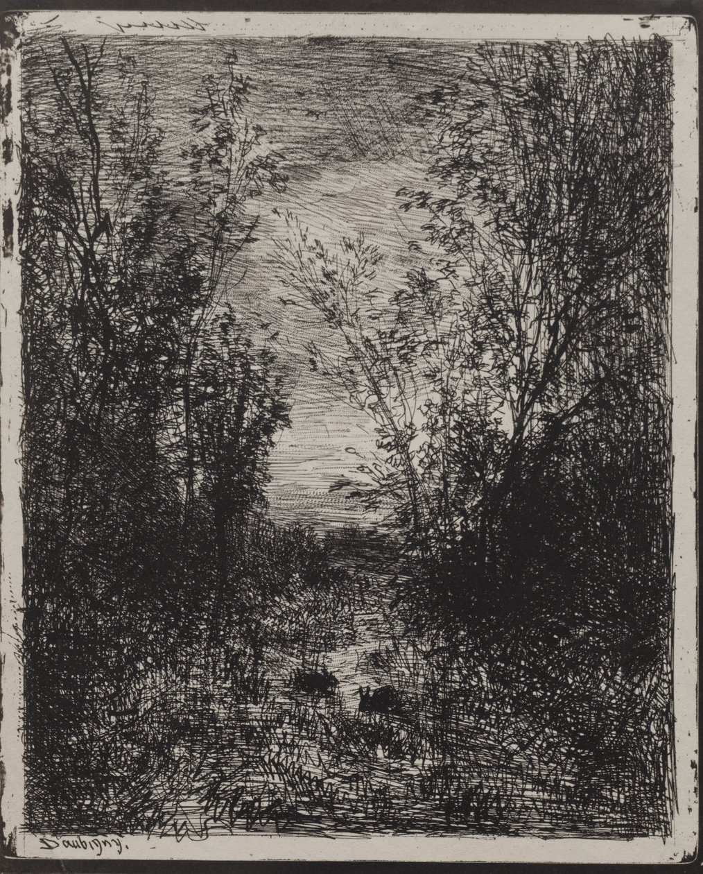 Kayranda Bir Dere by Charles Francois Daubigny