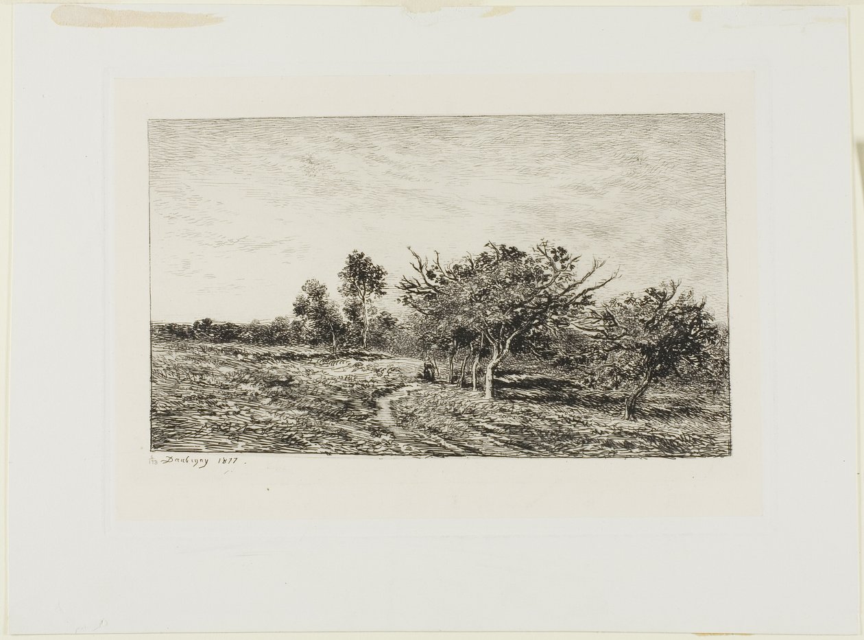 Auvers'de Elma Ağaçları by Charles Francois Daubigny