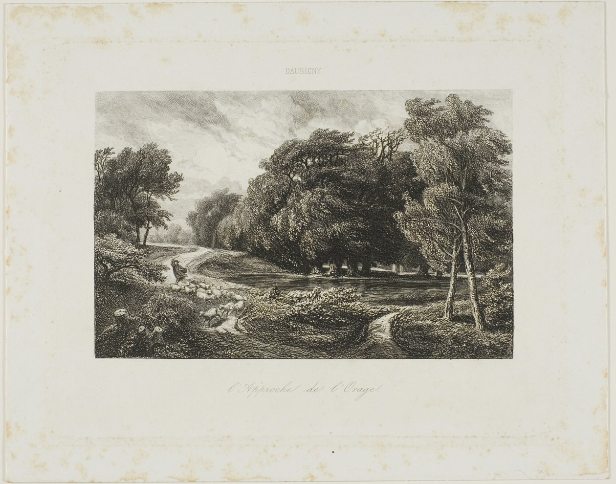 Yaklaşan Fırtına by Charles Francois Daubigny