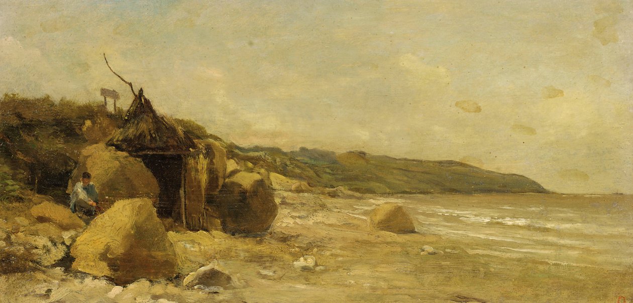 Daubigny Yıkanma Kulübesi by Charles Francois Daubigny