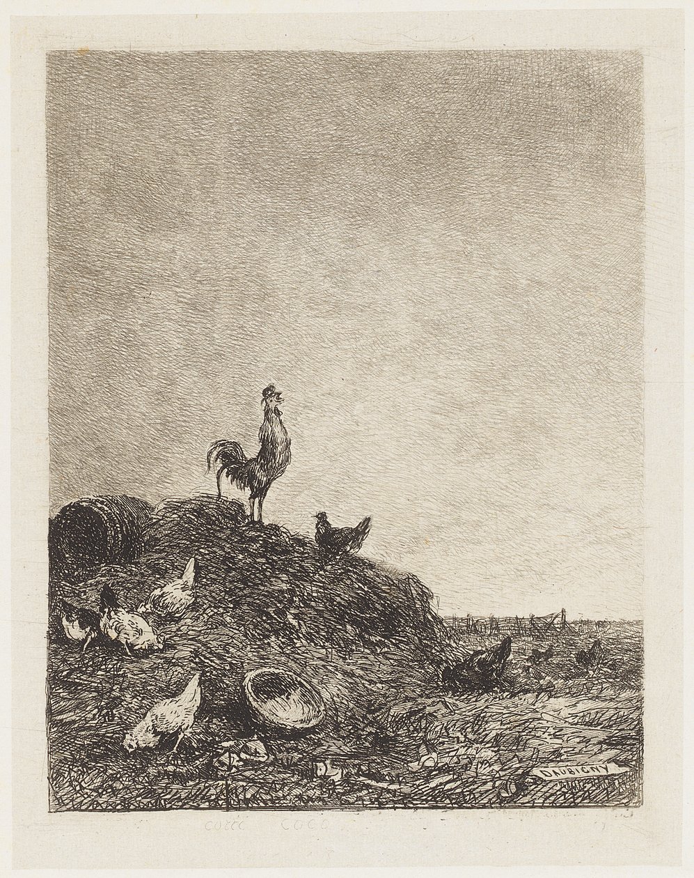 Horozun Şarkısı by Charles Francois Daubigny