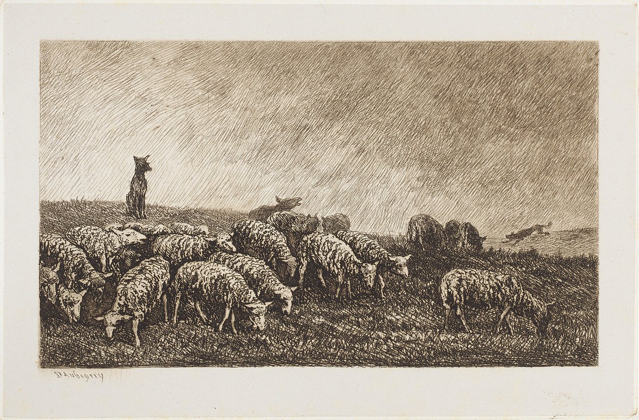 Köpeğin Saati by Charles Francois Daubigny