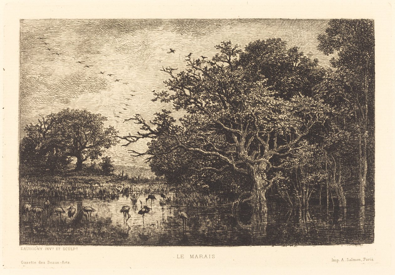 Bataklık by Charles Francois Daubigny