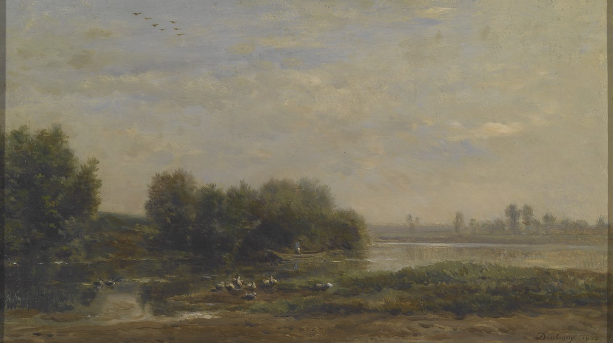 Oise'de by Charles Francois Daubigny