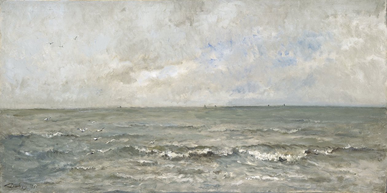 Deniz manzarası by Charles Francois Daubigny