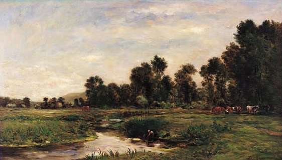 Arques Vadisi, Seine-Denizcilik by Charles Francois Daubigny