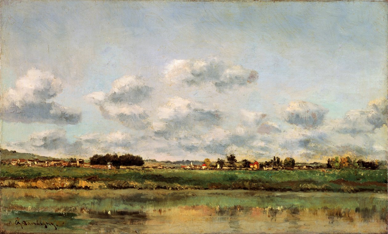 Oise Bankaları, 1859. by Charles Francois Daubigny